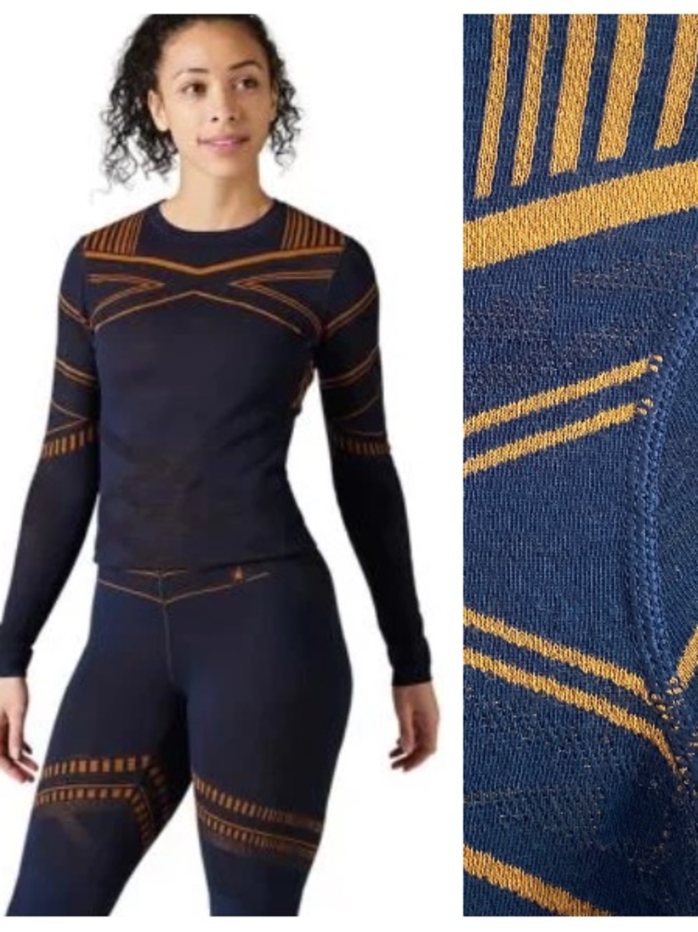 Smartwool Women's Intraknit Merino Wool 200 Pattern Crew Long Sleeve Shirt XS